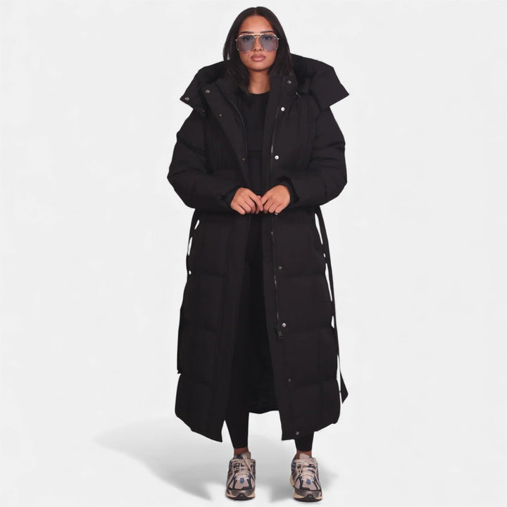 Carmen - Manteau long matelassé ceinturé