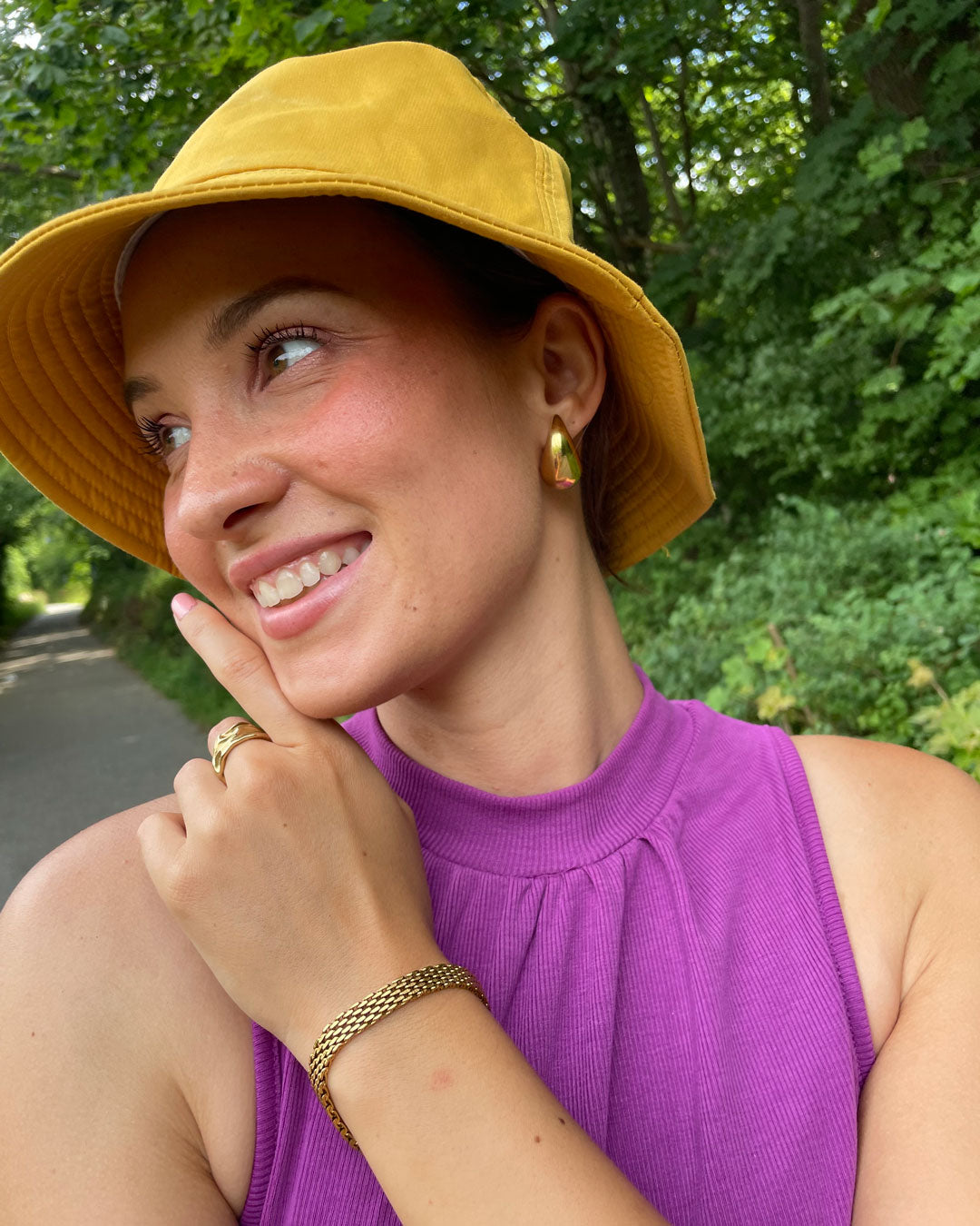 Jaylinette | Großer Ring 18 Karat Gold