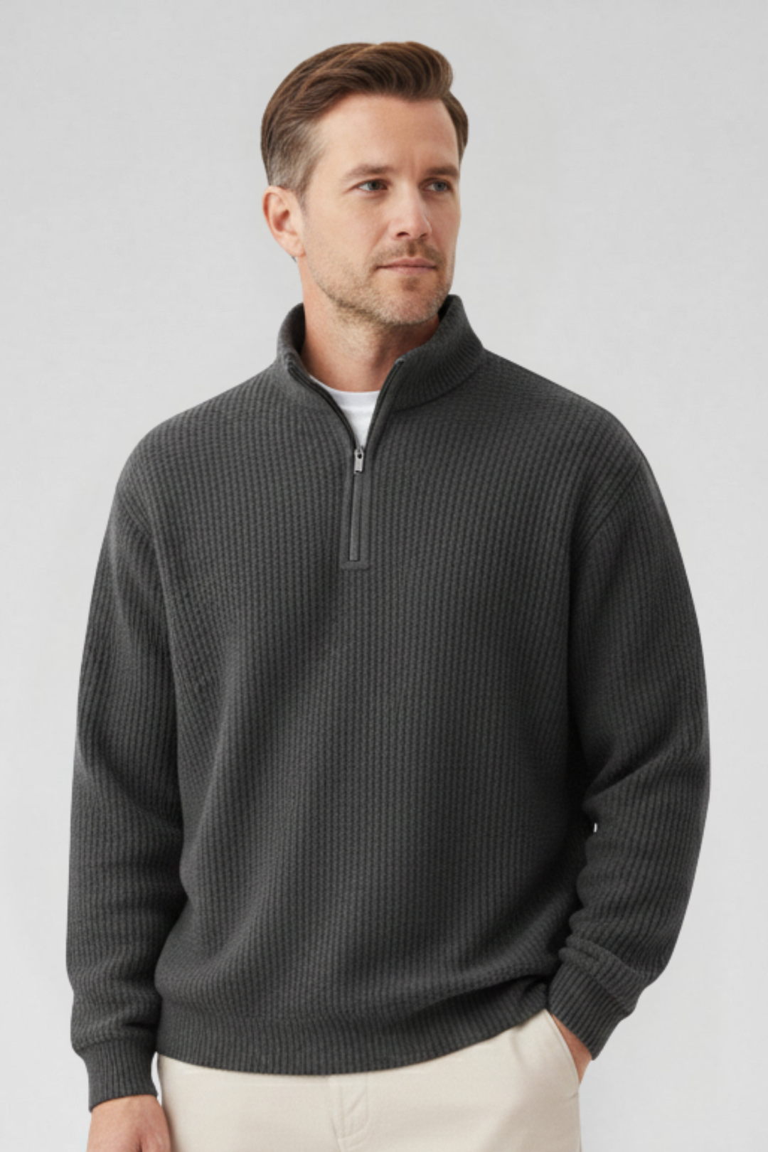 CARTER | Maglia Quarter-Zip Intramontabile