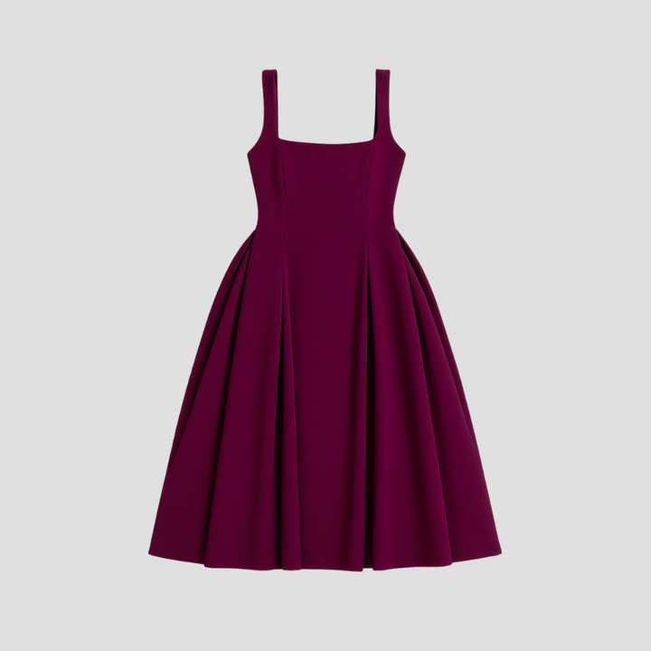 Grace | Faltenreiches Midikleid