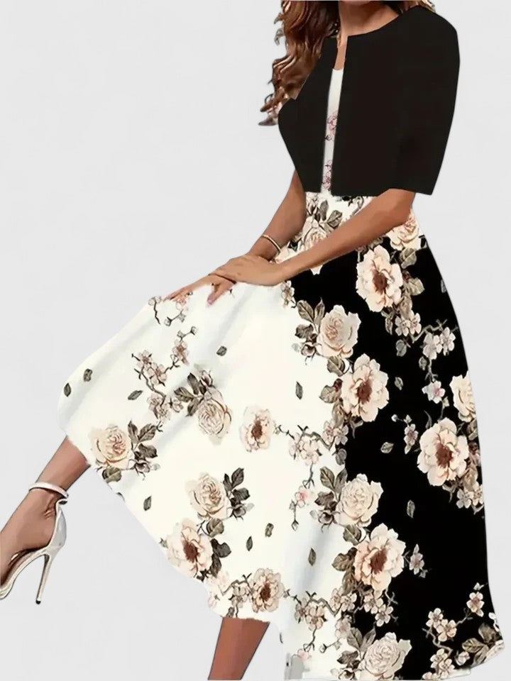 Chantal | Elegancka sukienka midi