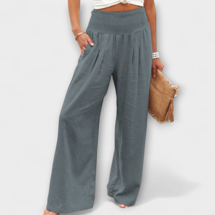 Thearya - Pantalon large décontracté