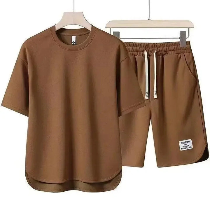 Conjunto Casual Masculino de Camiseta e Shorts