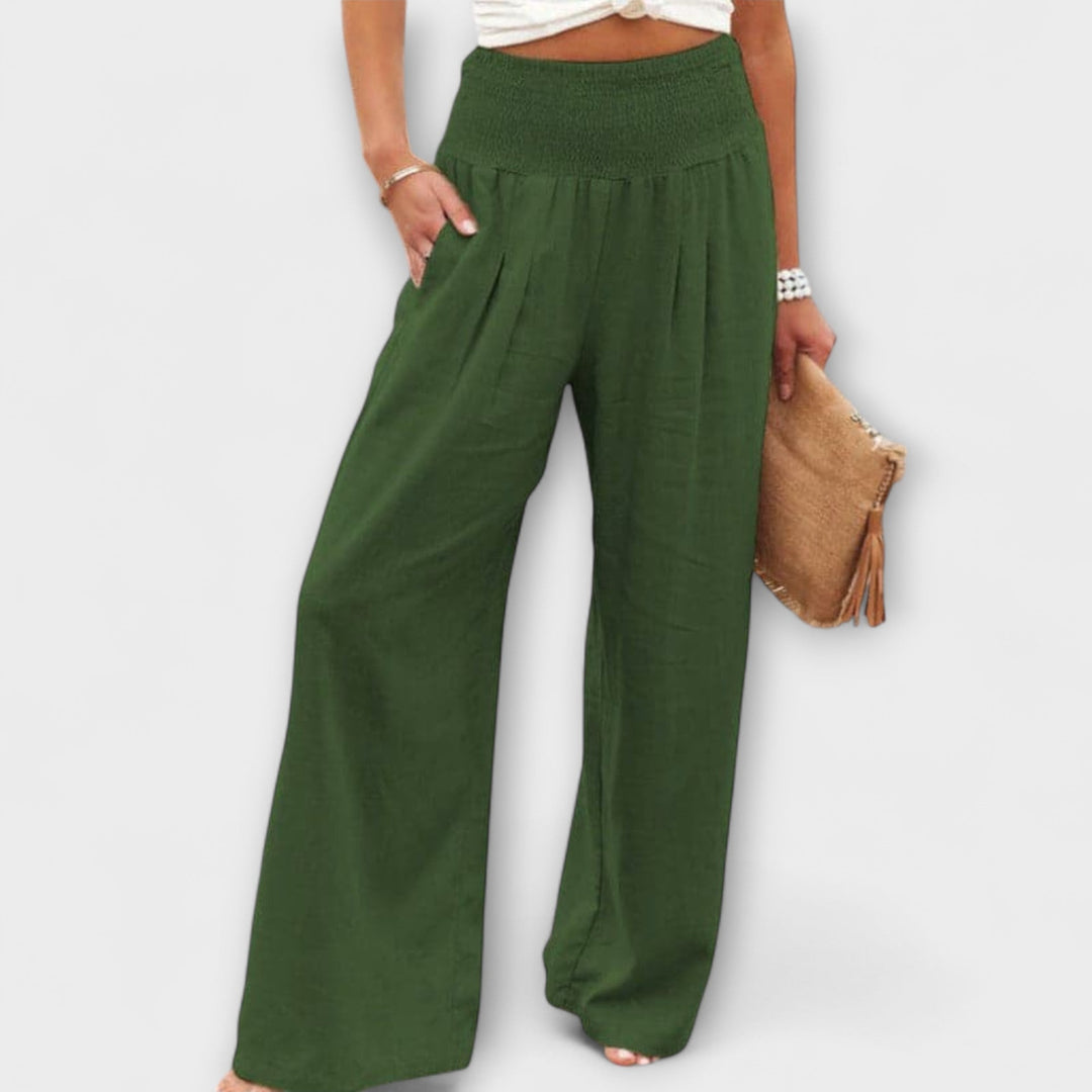 Thearya - Pantalon large décontracté