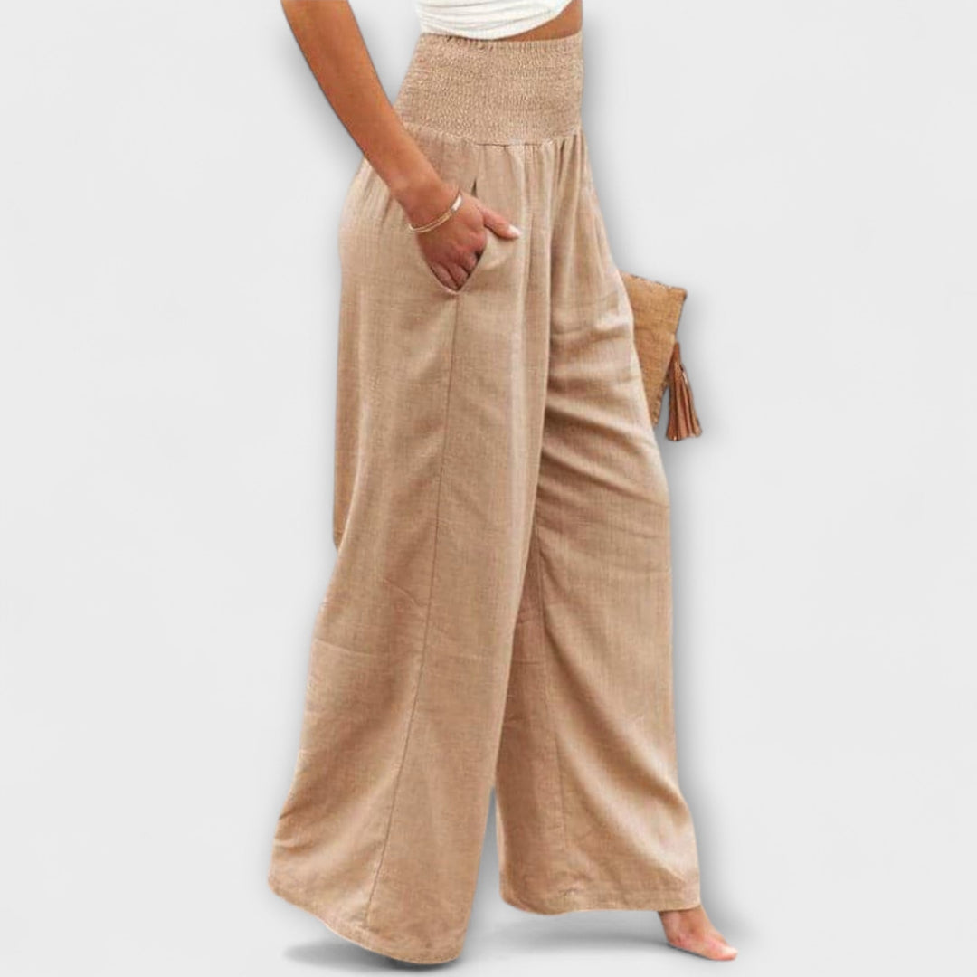Thearya - Pantalon large décontracté