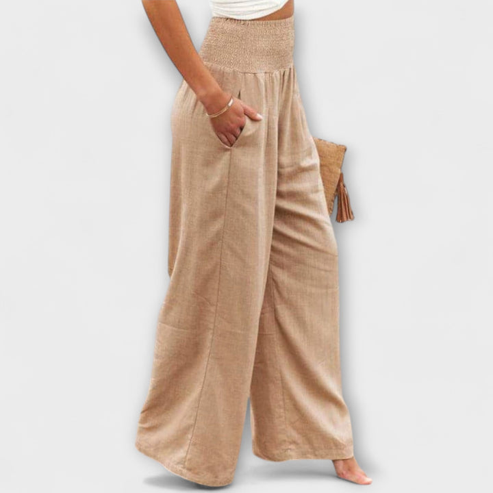 Thearya - Pantalon large décontracté