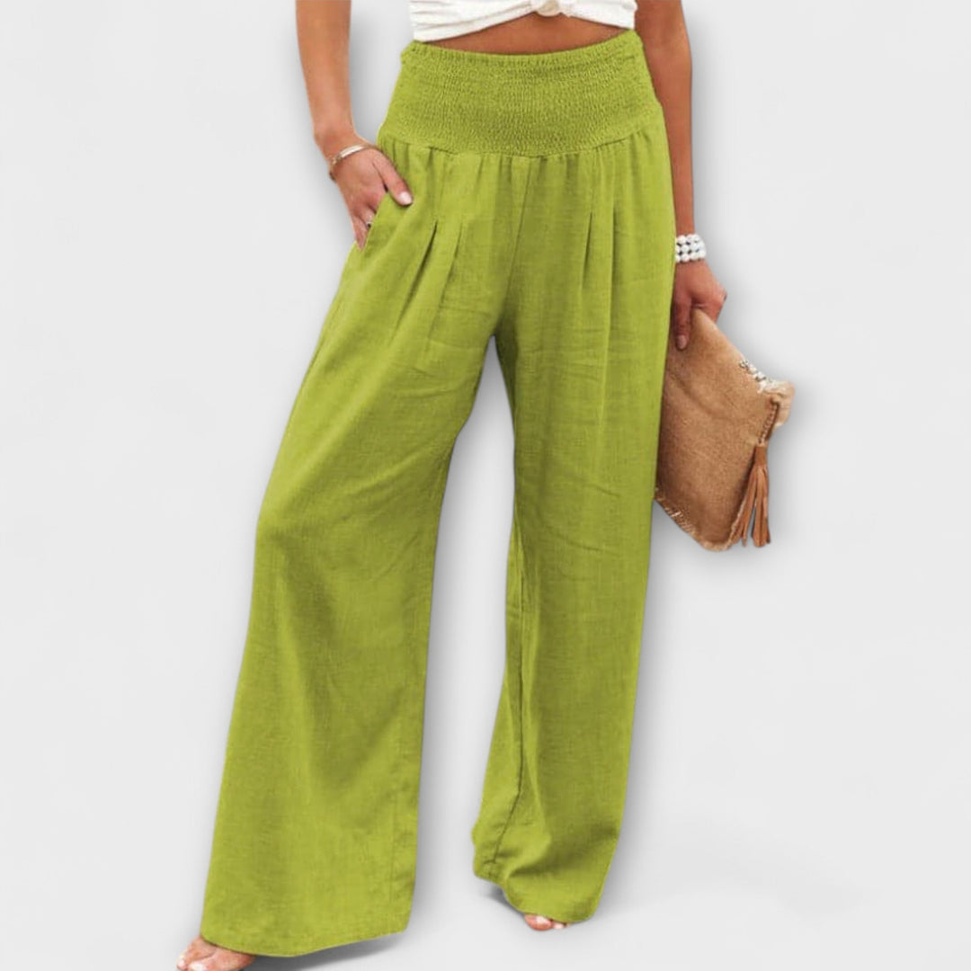 Thearya - Pantalon large décontracté