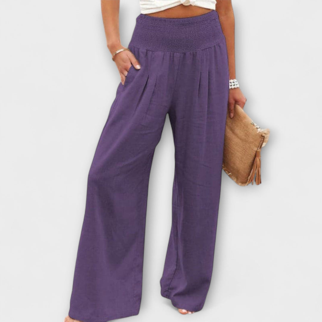 Thearya - Pantalon large décontracté