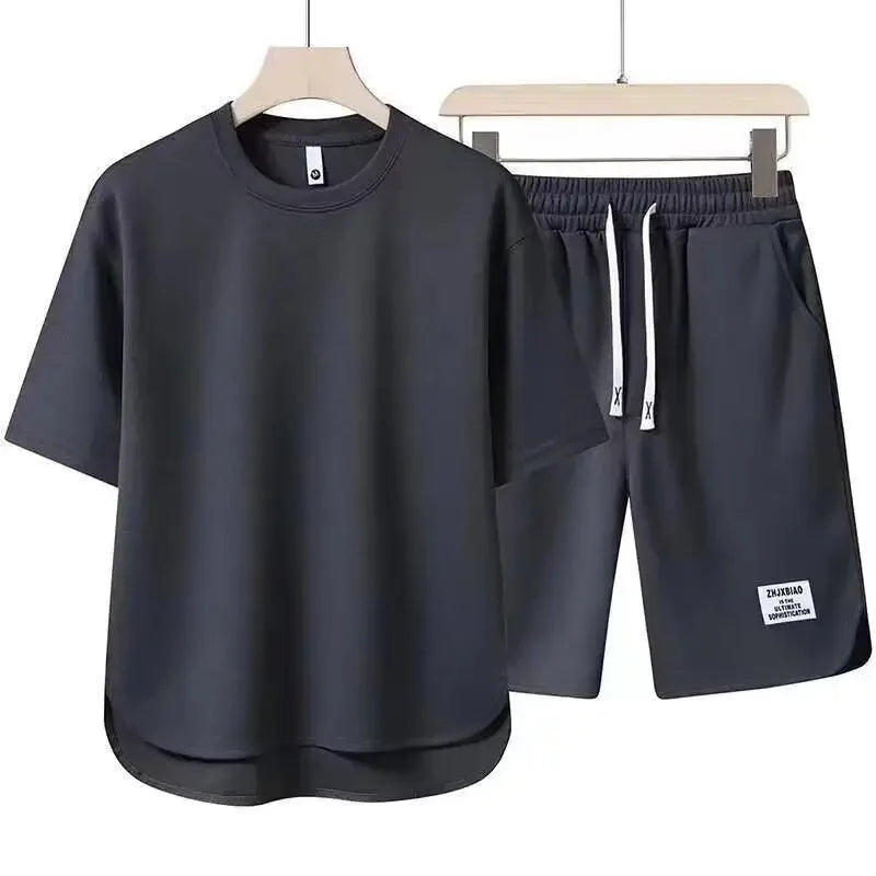 Conjunto Casual Masculino de Camiseta e Shorts