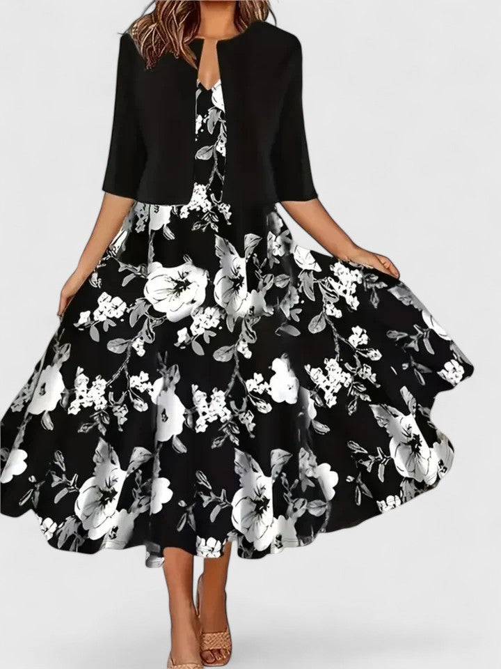 Chantal | Elegancka sukienka midi