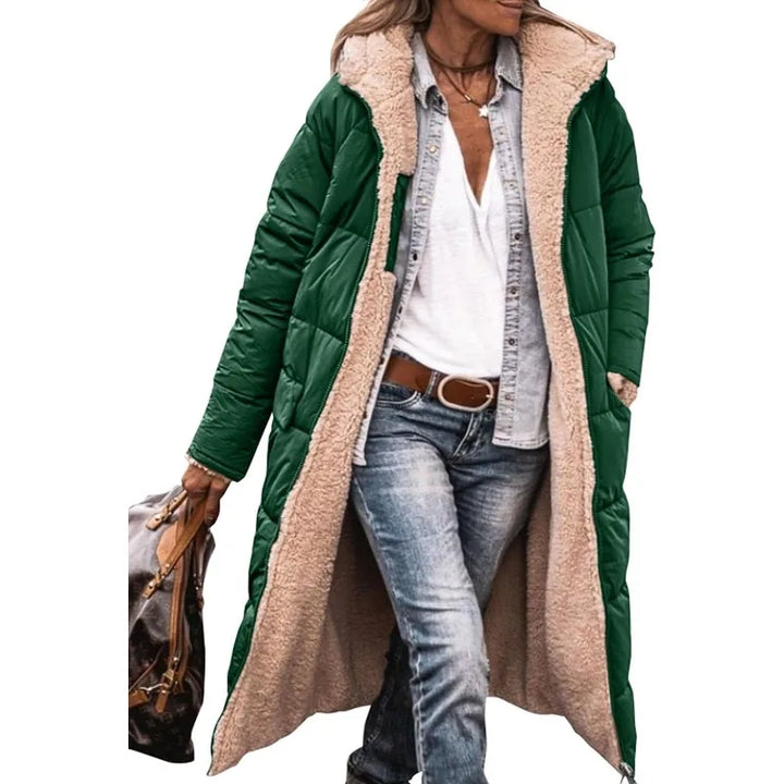 Lena Manteau matelassé réversible à capuche