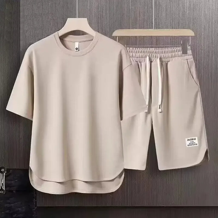Conjunto Casual Masculino de Camiseta e Shorts