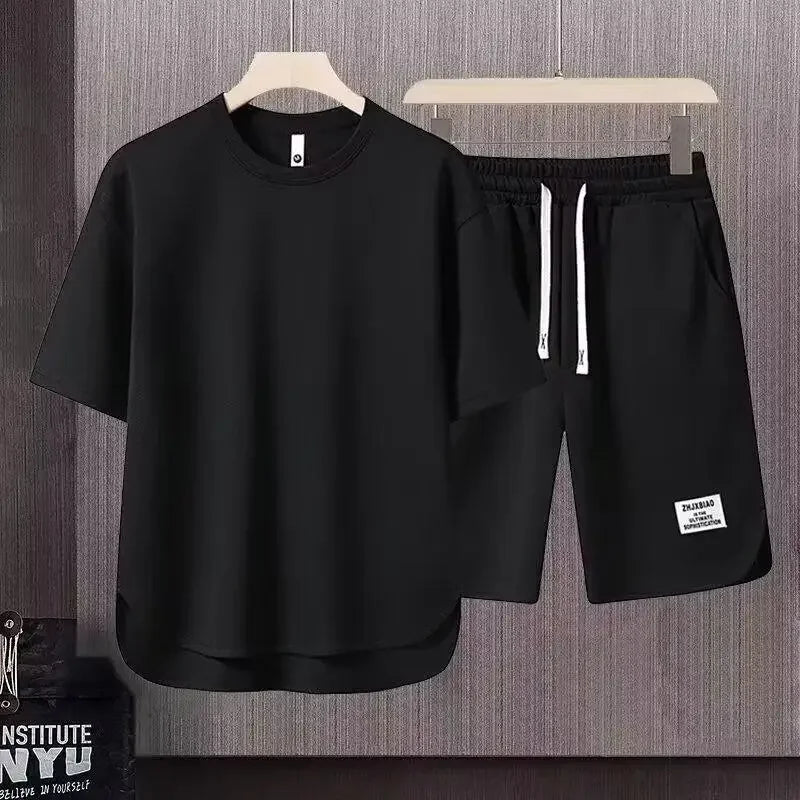 Conjunto Casual Masculino de Camiseta e Shorts