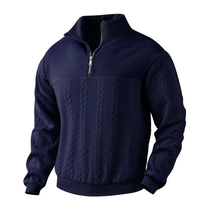 Henry | Felpa Premium con Cerniera Corta