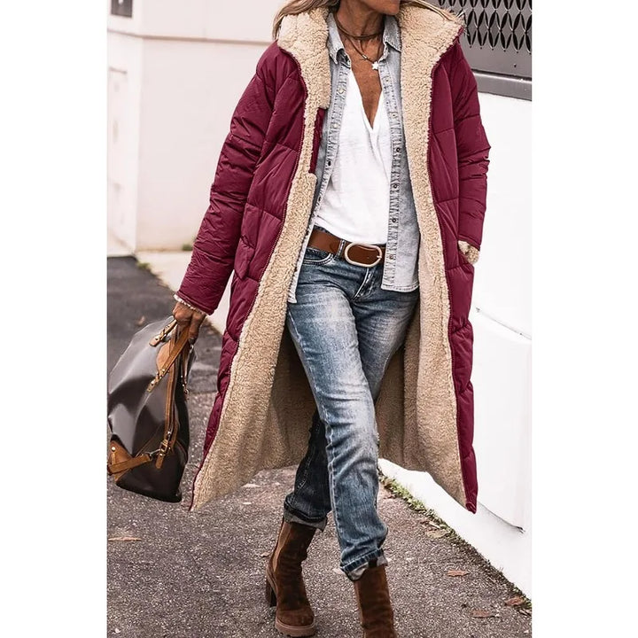 Lena Manteau matelassé réversible à capuche