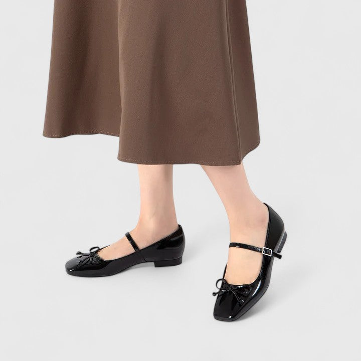 Rozalina | Scarpe Ballerine Ortopediche a Punta Quadra