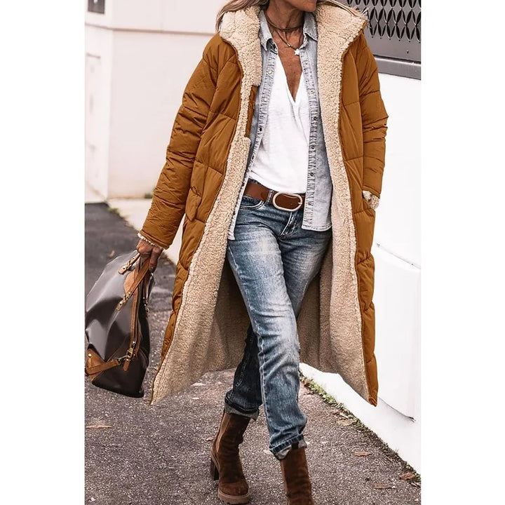 Lena Manteau matelassé réversible à capuche