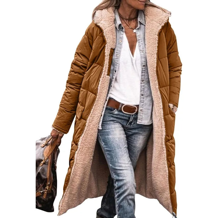 Lena Manteau matelassé réversible à capuche