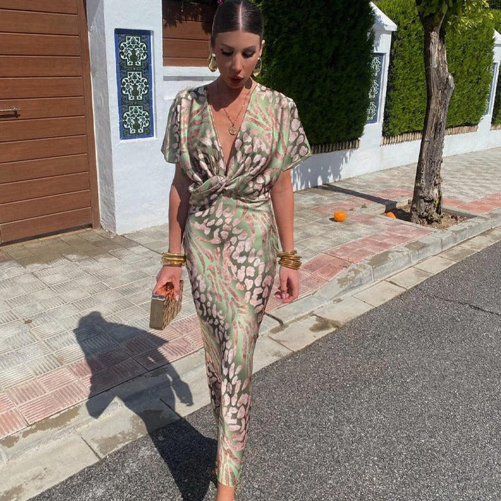 Dionna | Flattering Dress with Draping