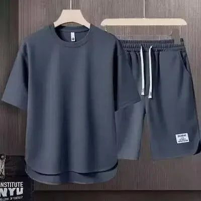 Conjunto Casual Masculino de Camiseta e Shorts