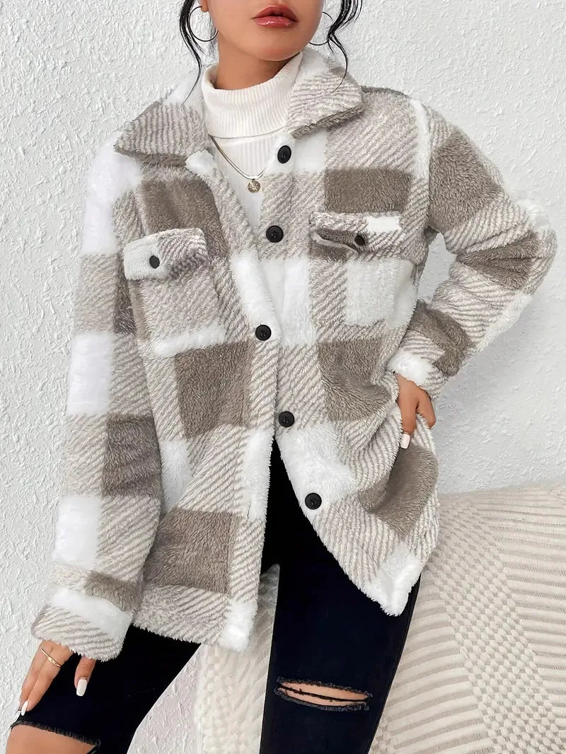 Martin | Veste polaire à carreaux élégante