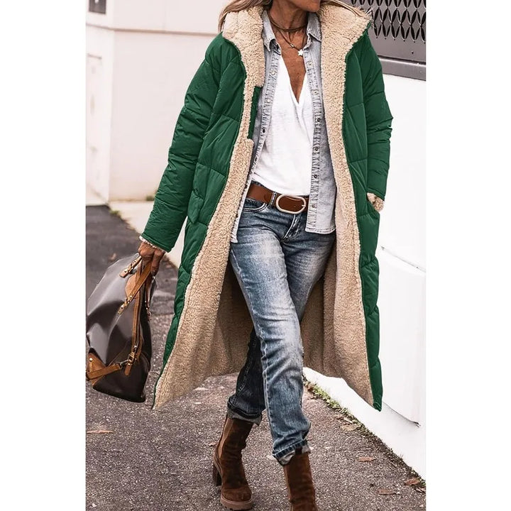 Lena Manteau matelassé réversible à capuche
