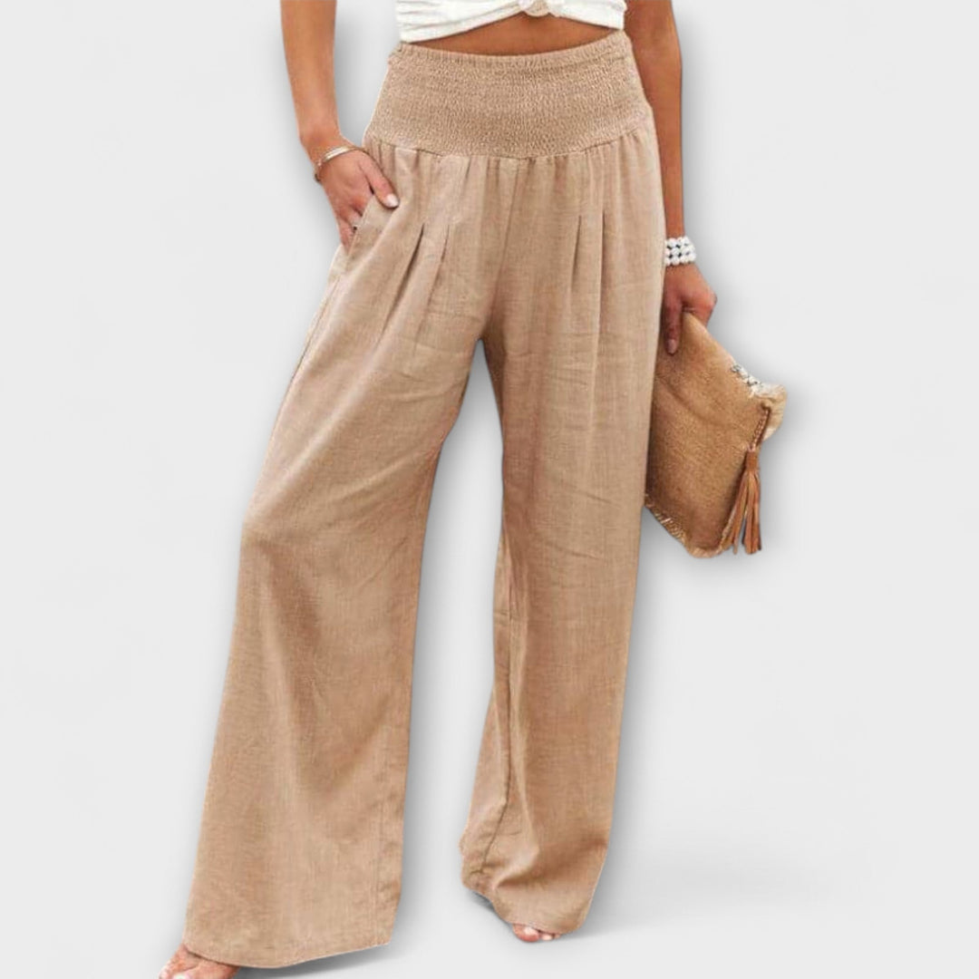 Thearya - Pantalon large décontracté