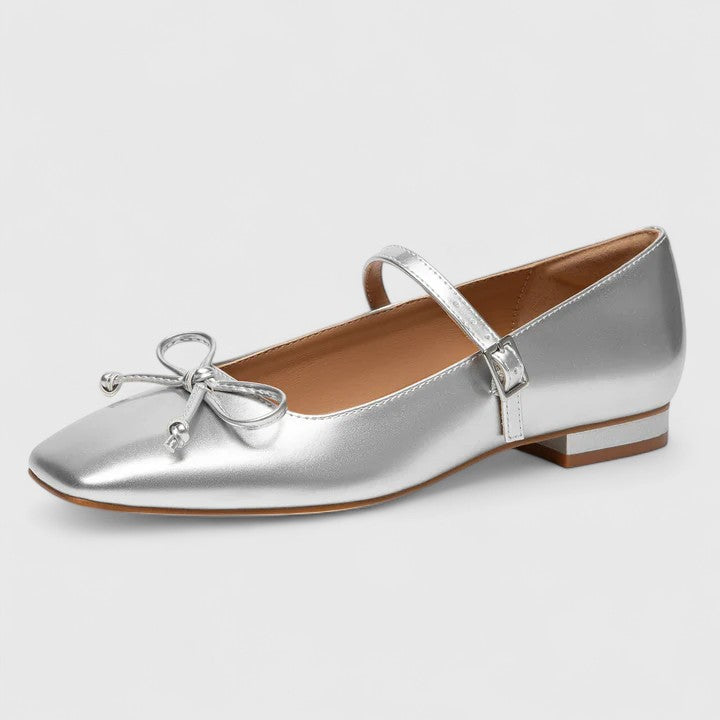 Rozalina | Scarpe Ballerine Ortopediche a Punta Quadra