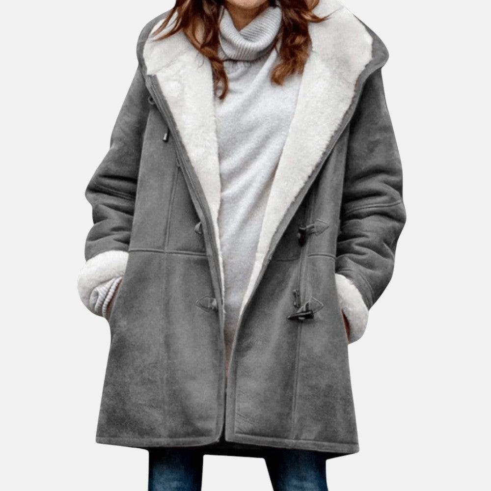 Lidia | Manteau d'hiver sherpa douillet