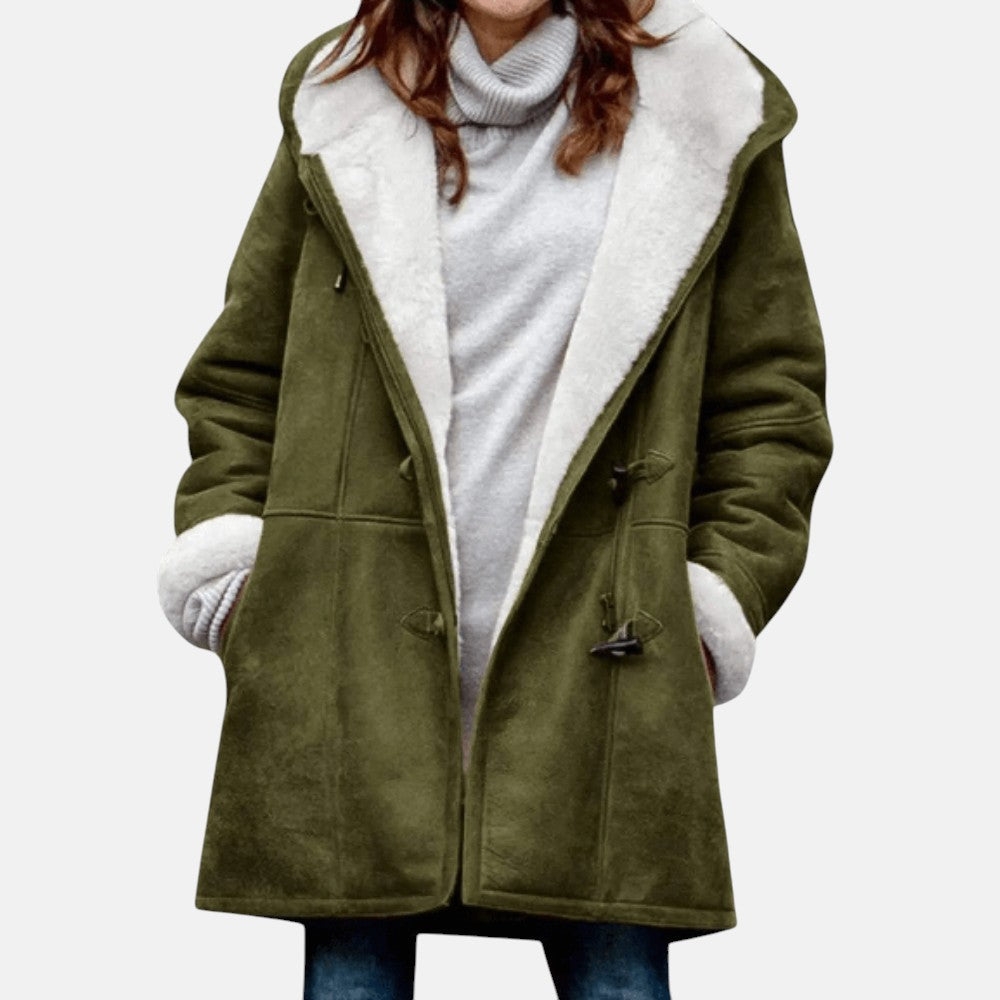 Lidia | Manteau d'hiver sherpa douillet