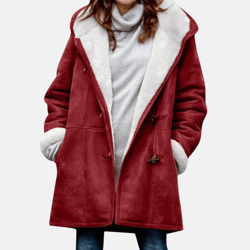 Lidia | Manteau d'hiver sherpa douillet