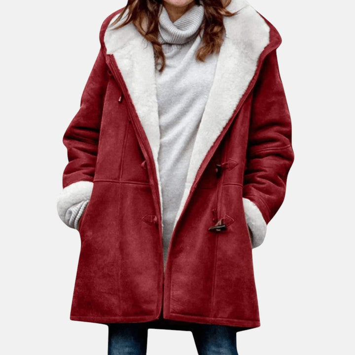 Lidia | Manteau d'hiver sherpa douillet