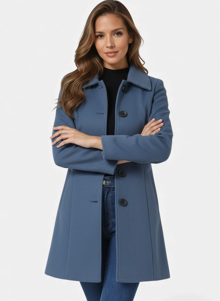 Josephine | Trench-coat d'hiver pour femme à simple boutonnage