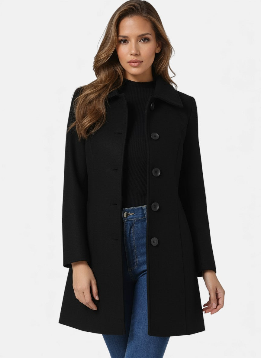 Josephine | Trench-coat d'hiver pour femme à simple boutonnage