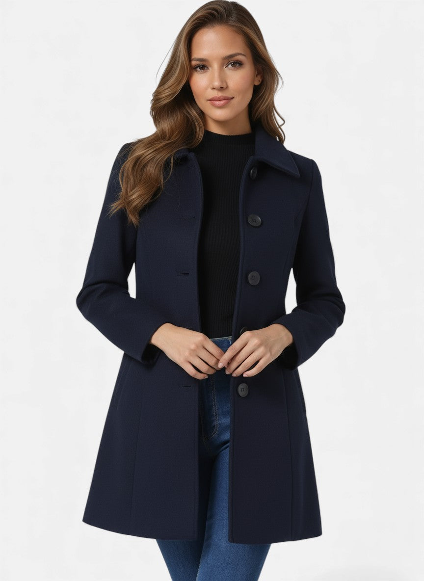 Josephine | Trench-coat d'hiver pour femme à simple boutonnage
