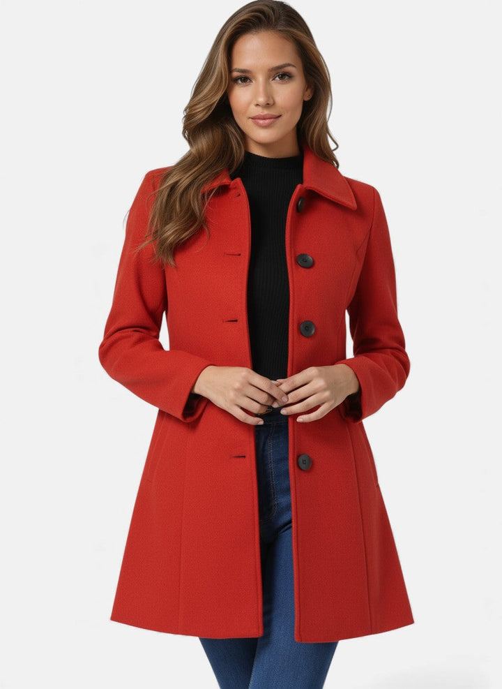 Josephine | Trench-coat d'hiver pour femme à simple boutonnage
