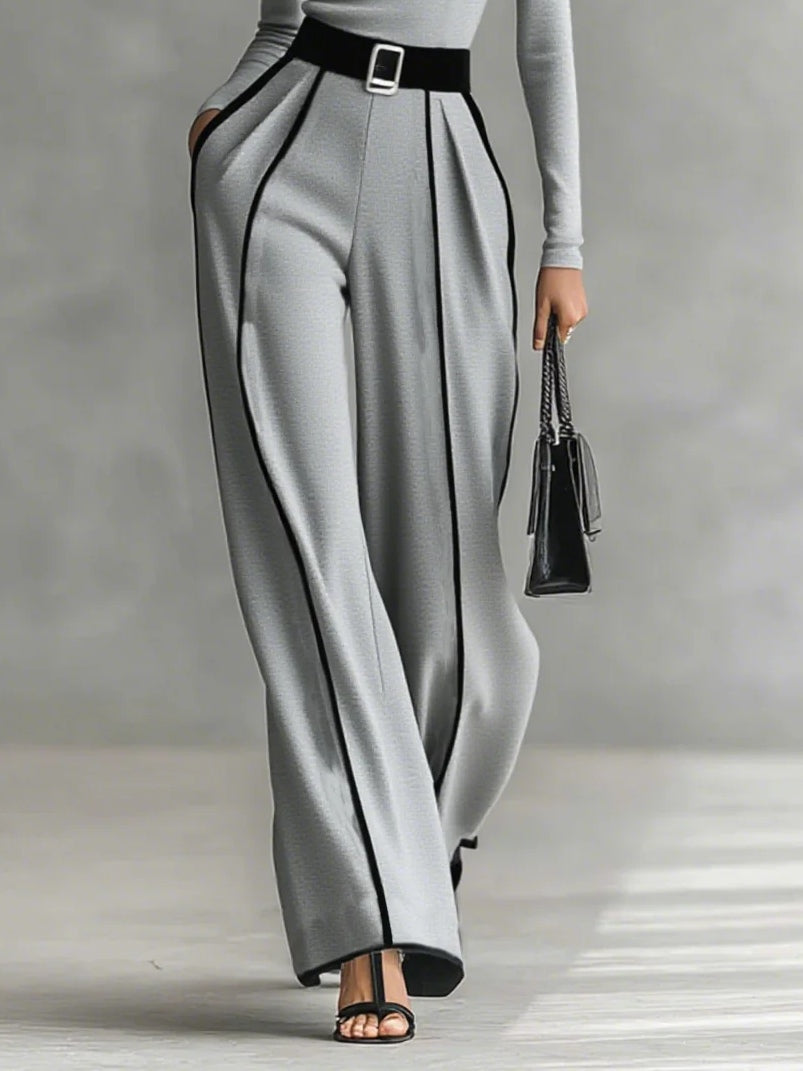Olivia | White Trim Two-Piece Set