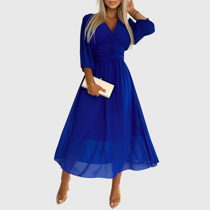 Chloe™ | Lekka jedwabista sukienka z szyfonu