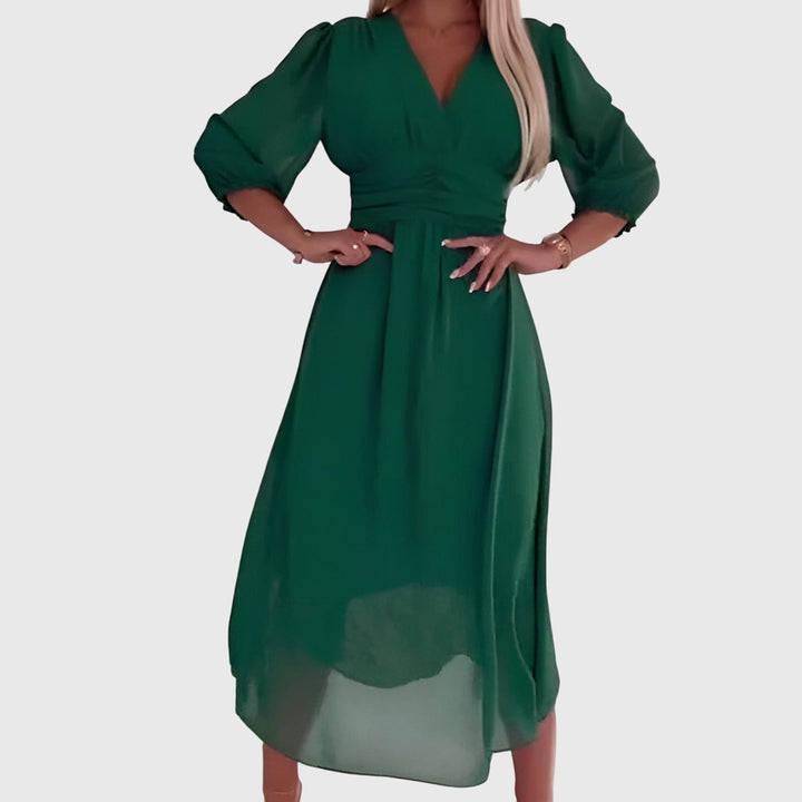 Chloe™ | Lekka jedwabista sukienka z szyfonu