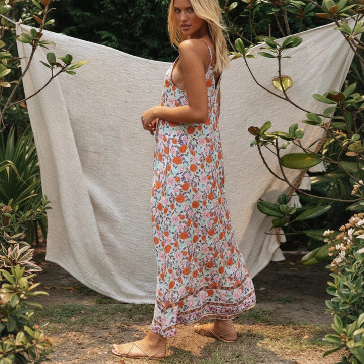 Vestido de verano suelto estilo bohemio