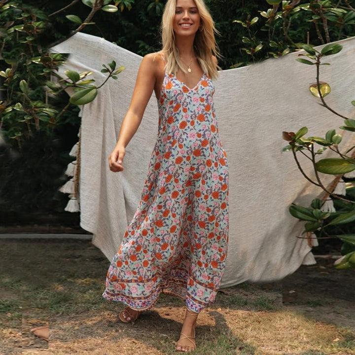 Vestido de verano suelto estilo bohemio