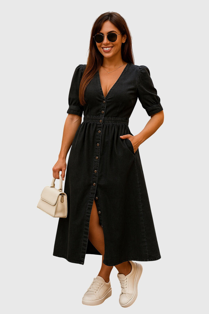 Jacqueline™ | Robe en denim élégante