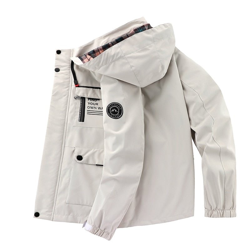 CHASE | Veste extérieure confortable, coupe-vent et imperméable