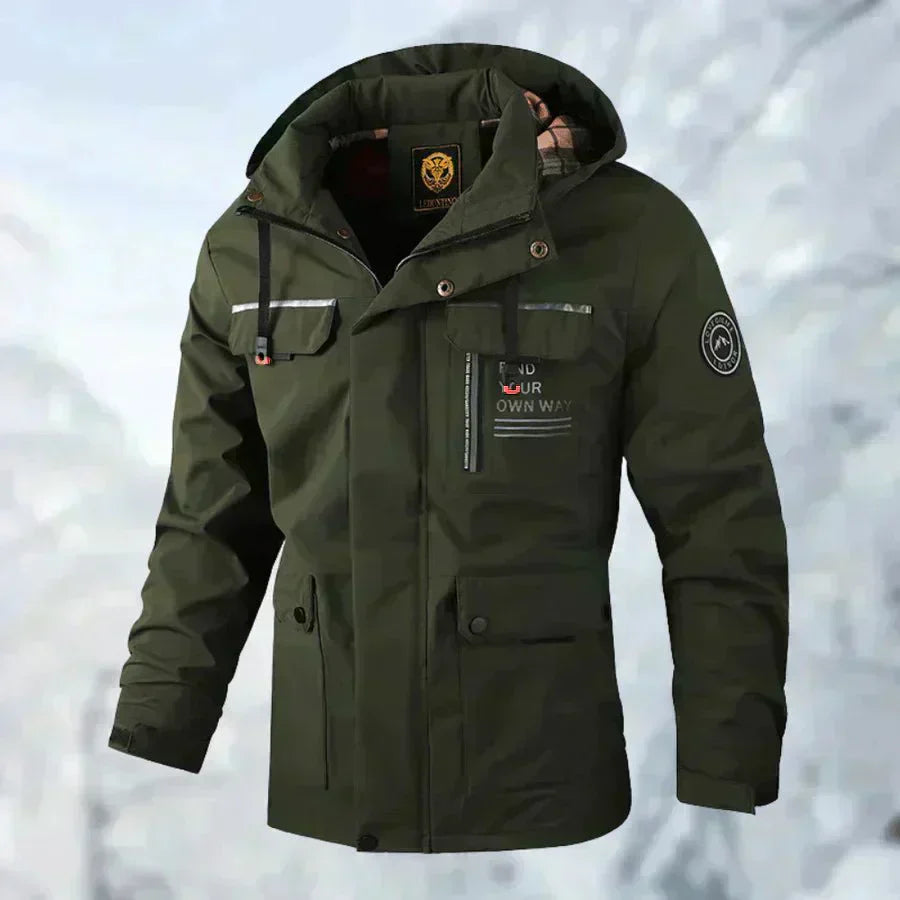 CHASE | Veste extérieure confortable, coupe-vent et imperméable
