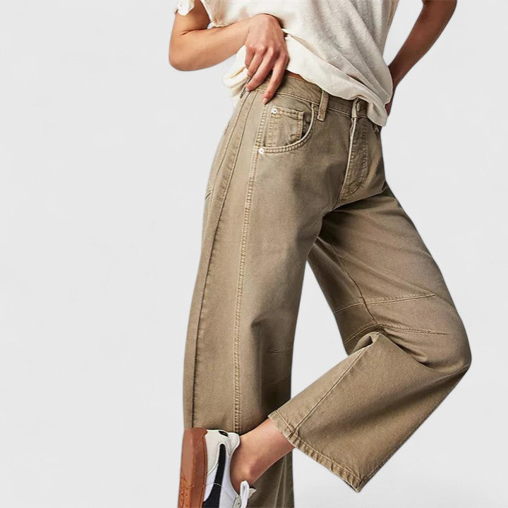 Rain | Pantalon à jambes larges confortable