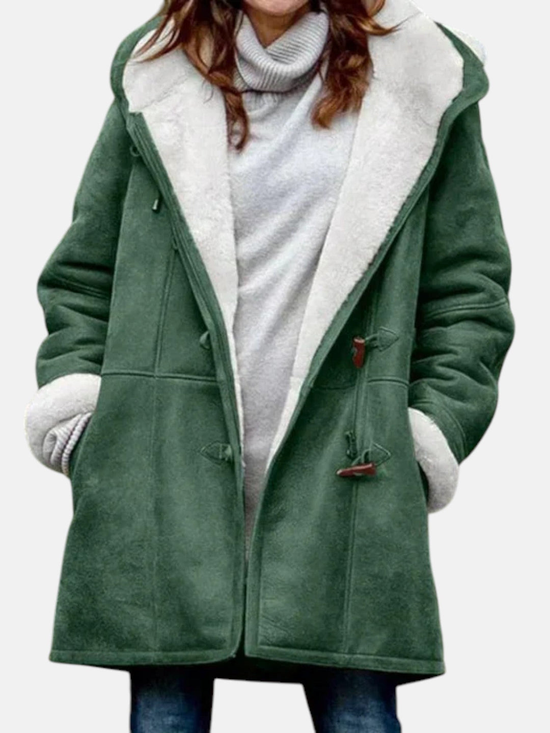 Salma™ | Manteau duffle à bascule doublé polaire confortable