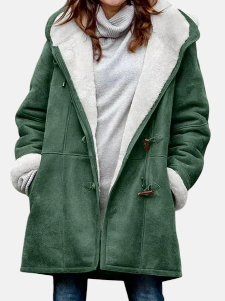 Salma™ | Manteau duffle à bascule doublé polaire confortable