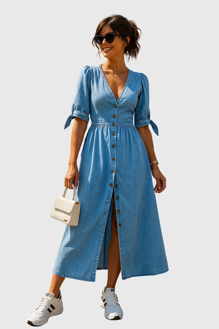 Jacqueline™ | Robe en denim élégante