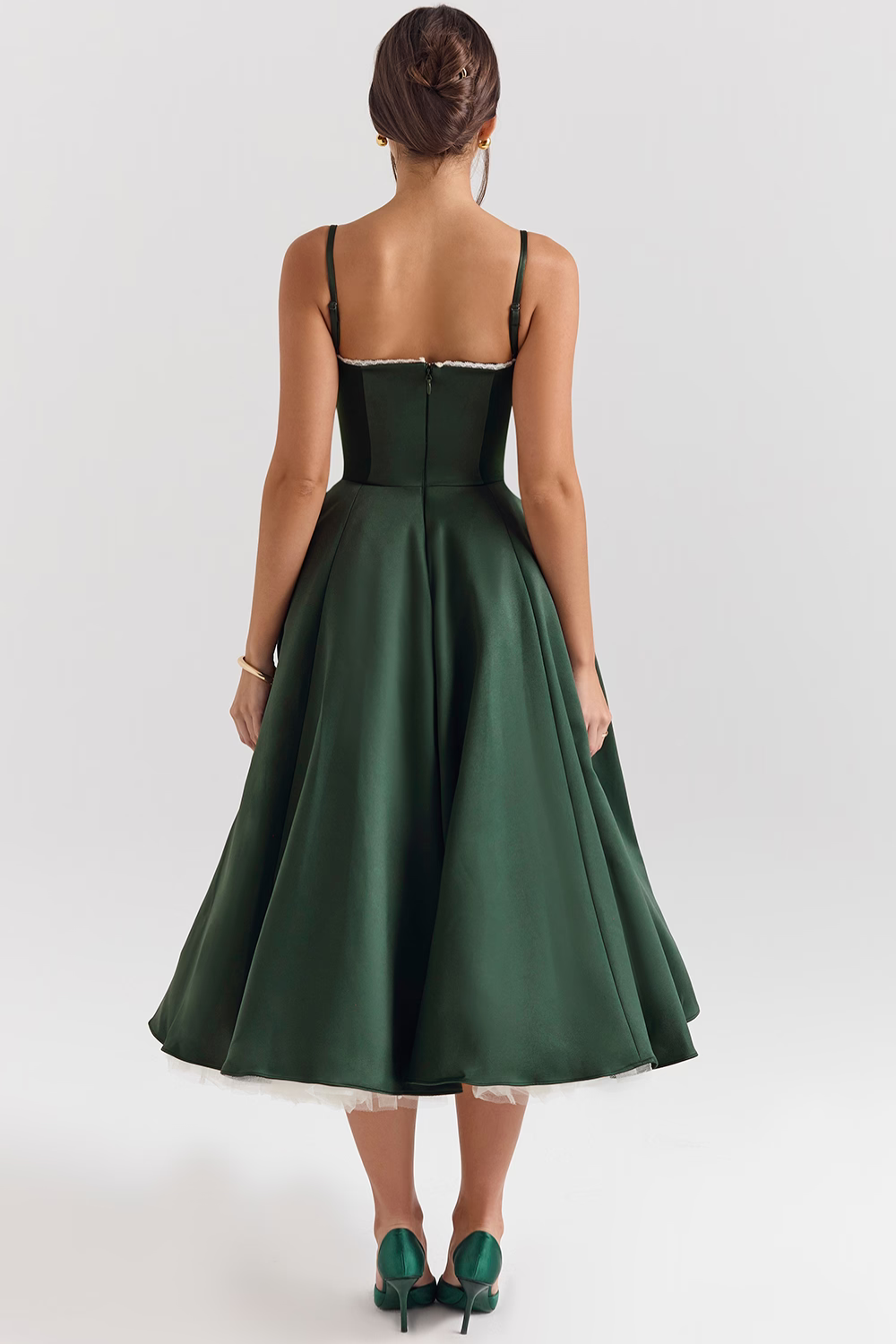 Addison | robe midi décontractée à double couche pour tous les jours