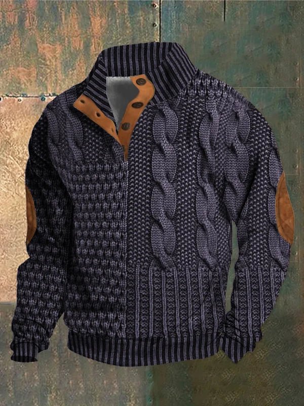 PIERCE | Vintage Print Sweater